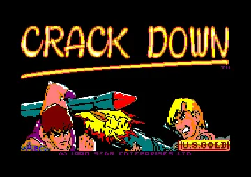 Crack Down (UK) (2 faces) (1990) (Trainer) screen shot title